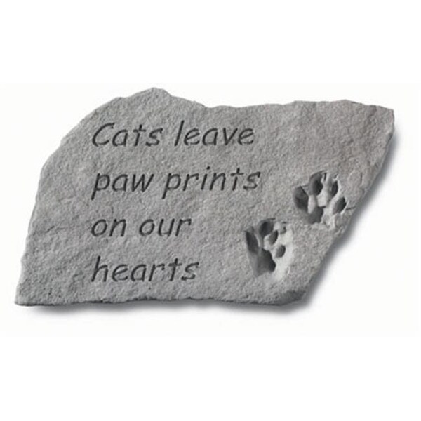Kay Berry Inc Kay Berry- Inc. 92420 Cats Leave Paw Prints On Our Hearts - Memorial - 14.5 Inches x 9.5 Inches 92420 - main